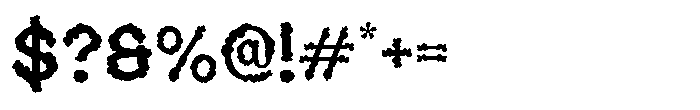 Cavella Regular Font OTHER CHARS
