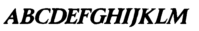 Cavella Society Italic Font UPPERCASE