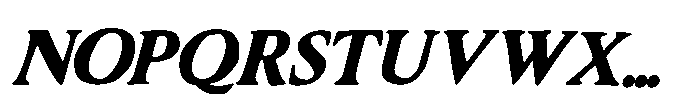 Cavella Society Italic Font UPPERCASE