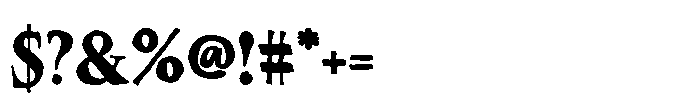 Cavella Society Regular Font OTHER CHARS