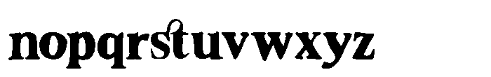 Cavella Society Regular Font LOWERCASE
