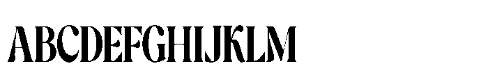 Cavellis Serif Cavellis Black Condensed Font UPPERCASE