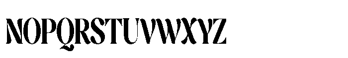 Cavellis Serif Cavellis Black Condensed Font UPPERCASE