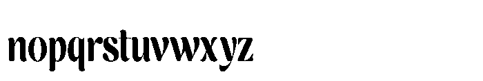 Cavellis Serif Cavellis Black Condensed Font LOWERCASE