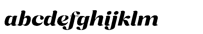 Cavellis Serif Cavellis Black Expanded Italic FONT