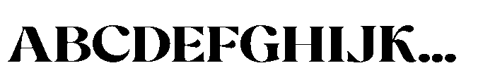 Cavellis Serif Cavellis Black Expanded Font UPPERCASE