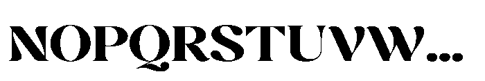Cavellis Serif Cavellis Black Expanded Font UPPERCASE