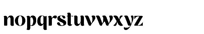 Cavellis Serif Cavellis Black Font LOWERCASE