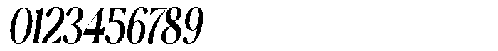 Cavellis Serif Cavellis Bold Condensed Italic Font OTHER CHARS