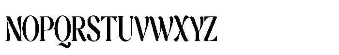 Cavellis Serif Cavellis Bold Condensed Font UPPERCASE