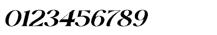 Cavellis Serif Cavellis Bold Expanded Italic Font OTHER CHARS