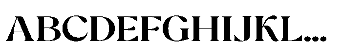 Cavellis Serif Cavellis Bold Expanded Font UPPERCASE