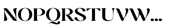 Cavellis Serif Cavellis Bold Expanded Font UPPERCASE