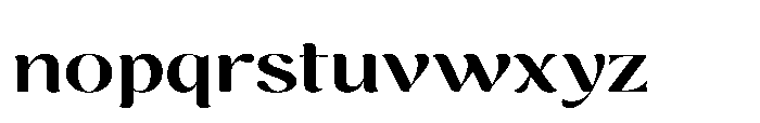 Cavellis Serif Cavellis Bold Expanded Font LOWERCASE