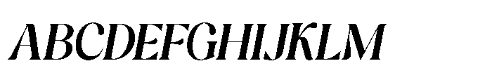 Cavellis Serif Cavellis Bold Italic Font UPPERCASE