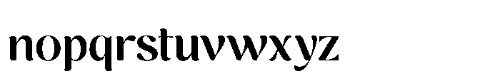 Cavellis Serif Cavellis Bold Font LOWERCASE