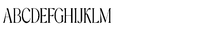 Cavellis Serif Cavellis Condensed Font UPPERCASE