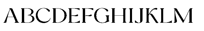 Cavellis Serif Cavellis Expanded Font UPPERCASE