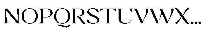 Cavellis Serif Cavellis Expanded Font UPPERCASE