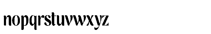 Cavellis Serif Cavellis Extra Bold Condensed Font LOWERCASE