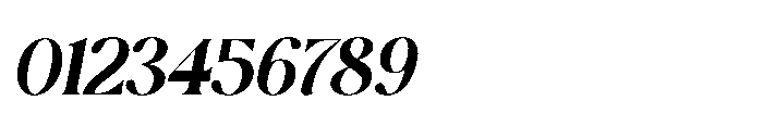 Cavellis Serif Cavellis Extra Bold Italic Font OTHER CHARS