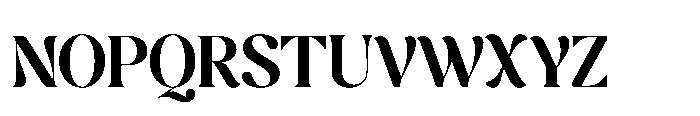 Cavellis Serif Cavellis Extra Bold Font UPPERCASE