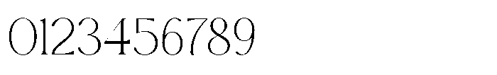 Cavellis Serif Cavellis Extra Light Font OTHER CHARS