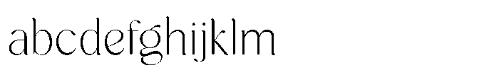 Cavellis Serif Cavellis Extra Light FONT