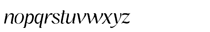 Cavellis Serif Cavellis Italic Font LOWERCASE
