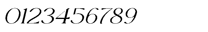 Cavellis Serif Cavellis Light Expanded Italic Font OTHER CHARS