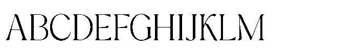 Cavellis Serif Cavellis Light Font UPPERCASE
