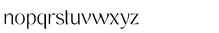 Cavellis Serif Cavellis Light Font LOWERCASE
