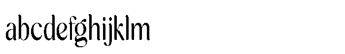 Cavellis Serif Cavellis Medium Condensed FONT