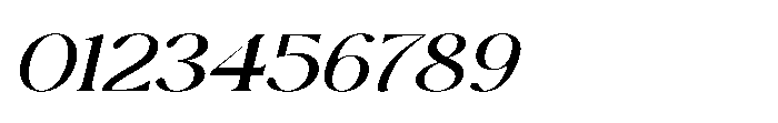 Cavellis Serif Cavellis Medium Expanded Italic Font OTHER CHARS