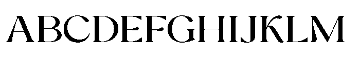 Cavellis Serif Cavellis Medium Expanded Font UPPERCASE
