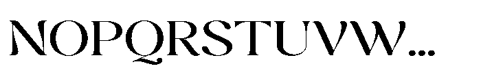 Cavellis Serif Cavellis Medium Expanded Font UPPERCASE