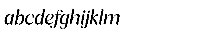 Cavellis Serif Cavellis Medium Italic FONT