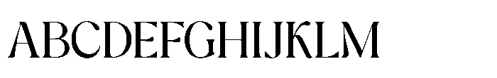 Cavellis Serif Cavellis Medium Font UPPERCASE