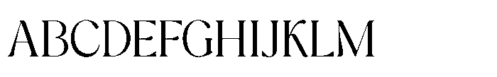 Cavellis Serif Cavellis Regular Font UPPERCASE