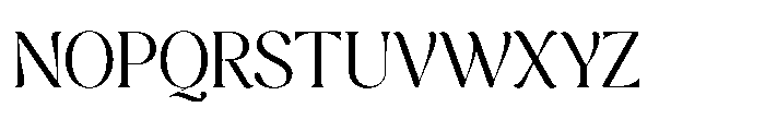 Cavellis Serif Cavellis Regular Font UPPERCASE
