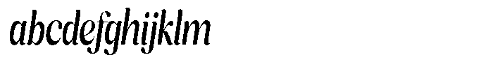 Cavellis Serif Cavellis Semi Bold Condensed Italic FONT