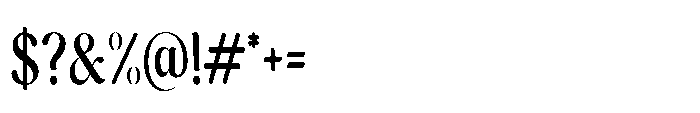 Cavellis Serif Cavellis Semi Bold Condensed Font OTHER CHARS