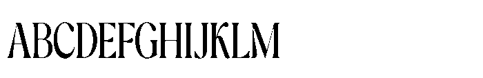 Cavellis Serif Cavellis Semi Bold Condensed Font UPPERCASE