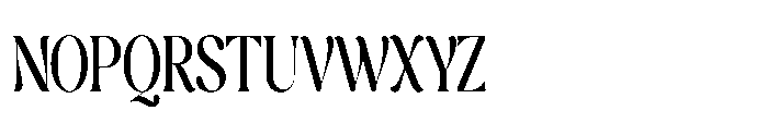 Cavellis Serif Cavellis Semi Bold Condensed Font UPPERCASE