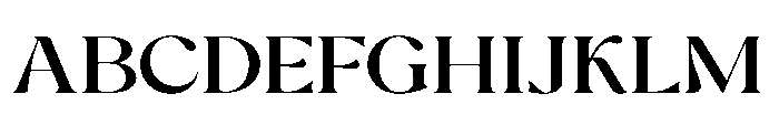 Cavellis Serif Cavellis Semi Bold Expanded Font UPPERCASE