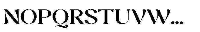 Cavellis Serif Cavellis Semi Bold Expanded Font UPPERCASE