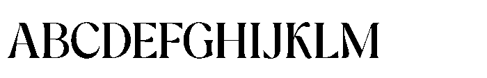 Cavellis Serif Cavellis Semi Bold Font UPPERCASE
