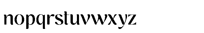 Cavellis Serif Cavellis Semi Bold Font LOWERCASE