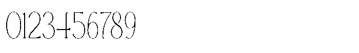 Cavellis Serif Cavellis Thin Condensed Font OTHER CHARS