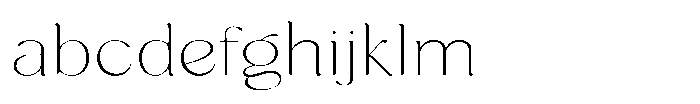 Cavellis Serif Cavellis Thin Expanded FONT